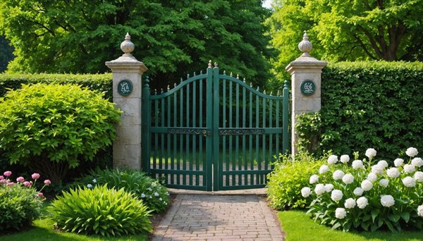 Un portail de jardin : esthétisme et sécurité à portée de main